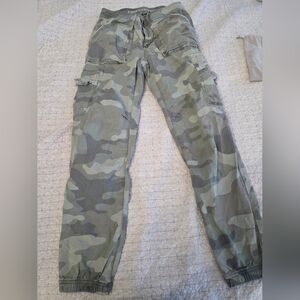 American Eagle Khaki Cargo Pants